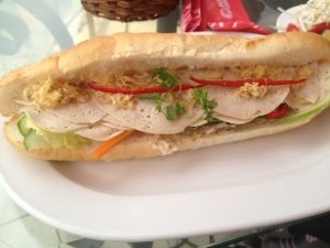 ベトナムのサンドイッチ。