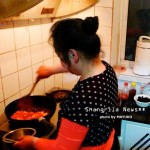 中国人家庭にて、家常菜。