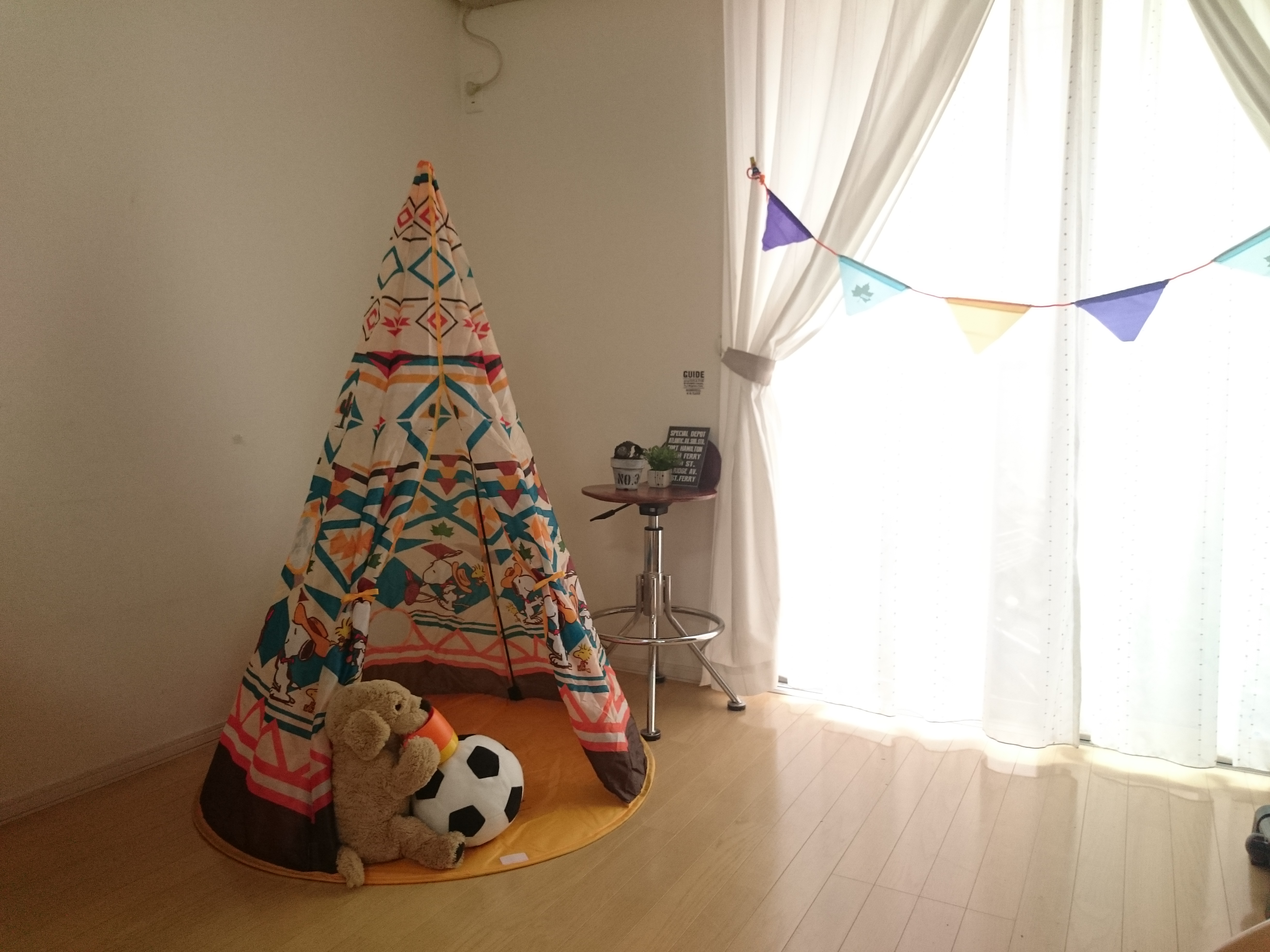 部屋朝キャンプ