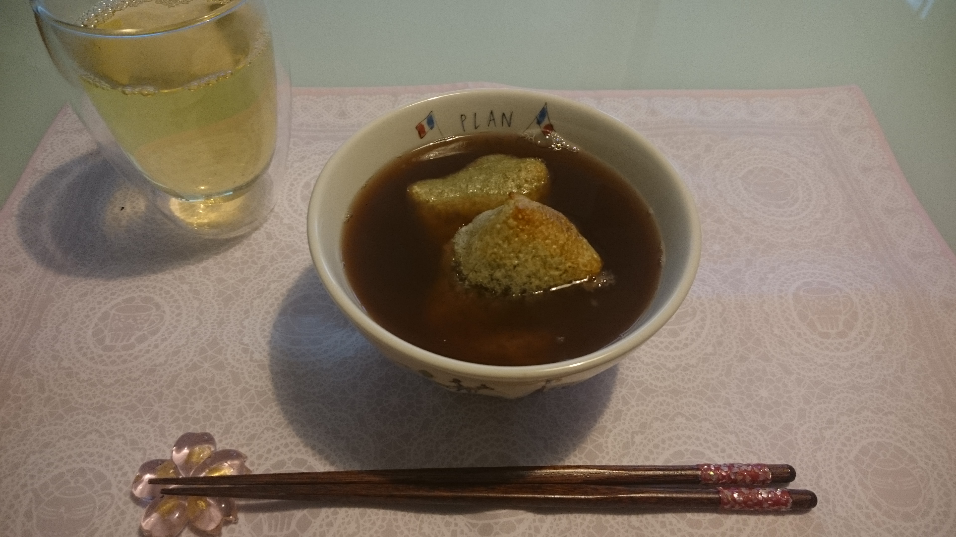 土曜日のホッと一息は「ぜんざい」で