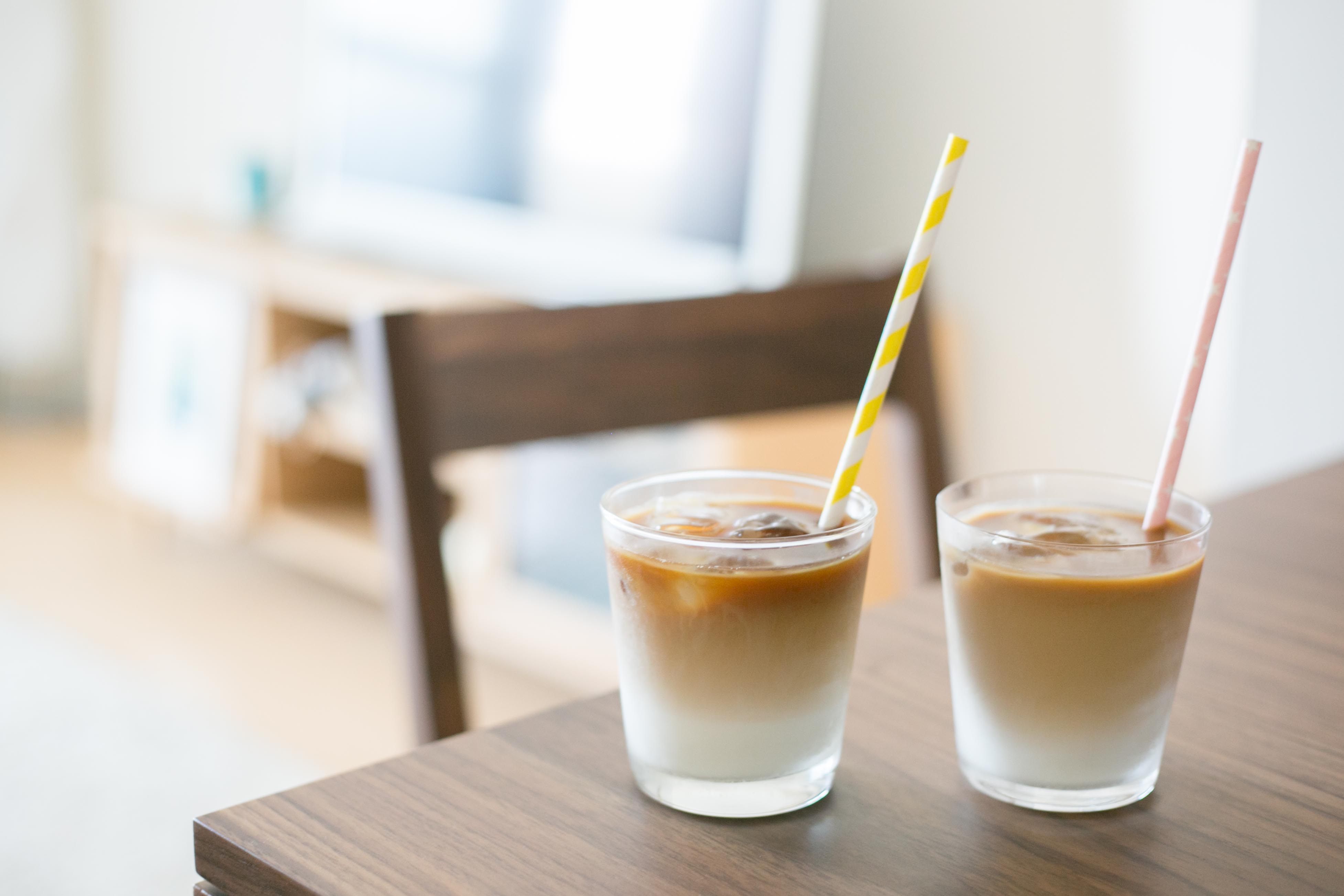 晴れた日はこれ!ツートーンコーヒーでごきげんな朝時間を♪
