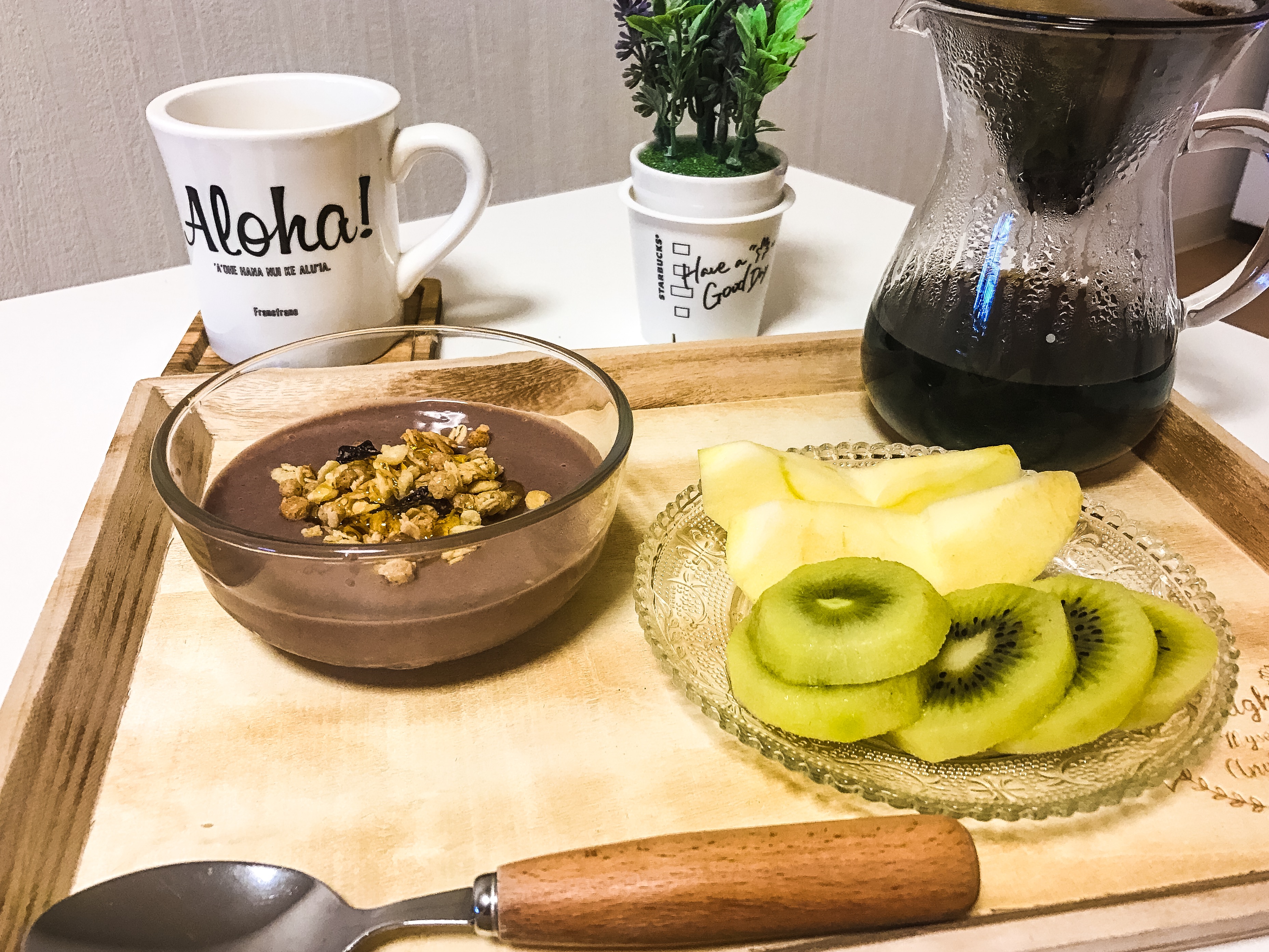 簡単オシャレにハワイお家朝ごはん