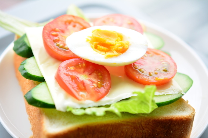 朝食ベーグルサンドイッチのレシピ