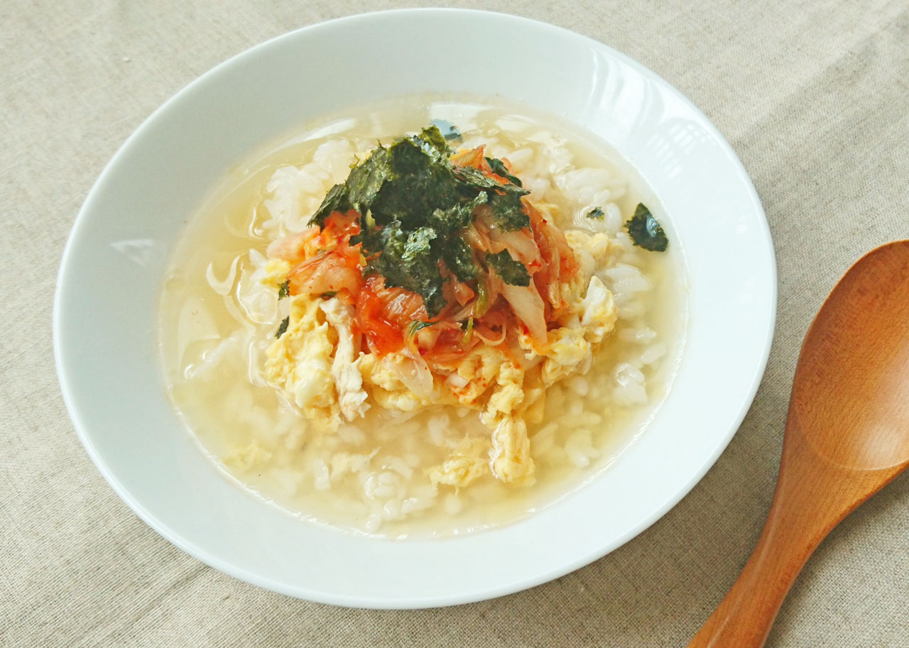 少しの材料で簡単！さらさらっと美味しい「スープかけごはん」