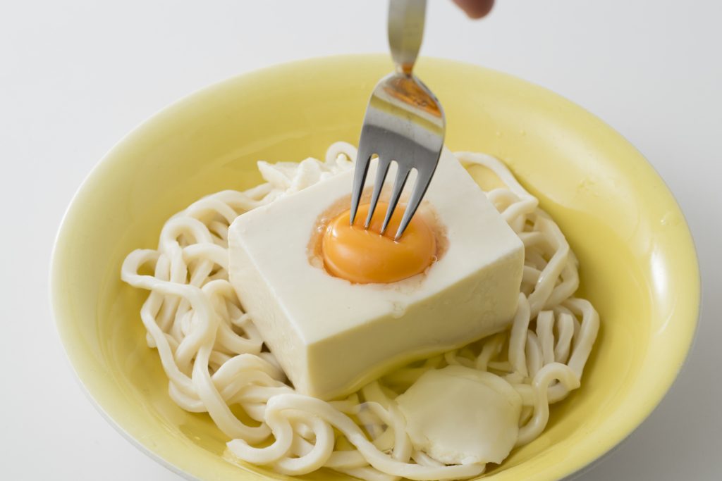 チーズ豆腐うどん_解説写真1