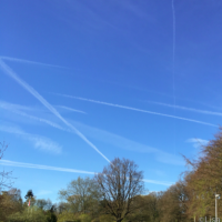 ドイツの町の空