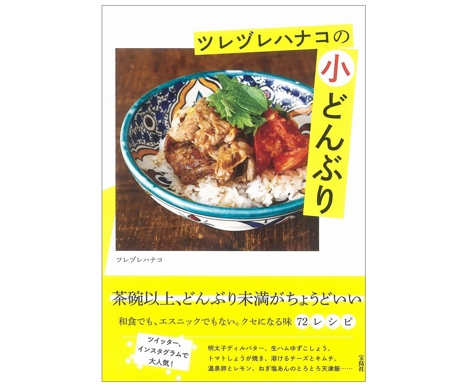 朝ごはんにも◎！クセになる味の丼レシピ本「ツレヅレハナコの小どんぶり」