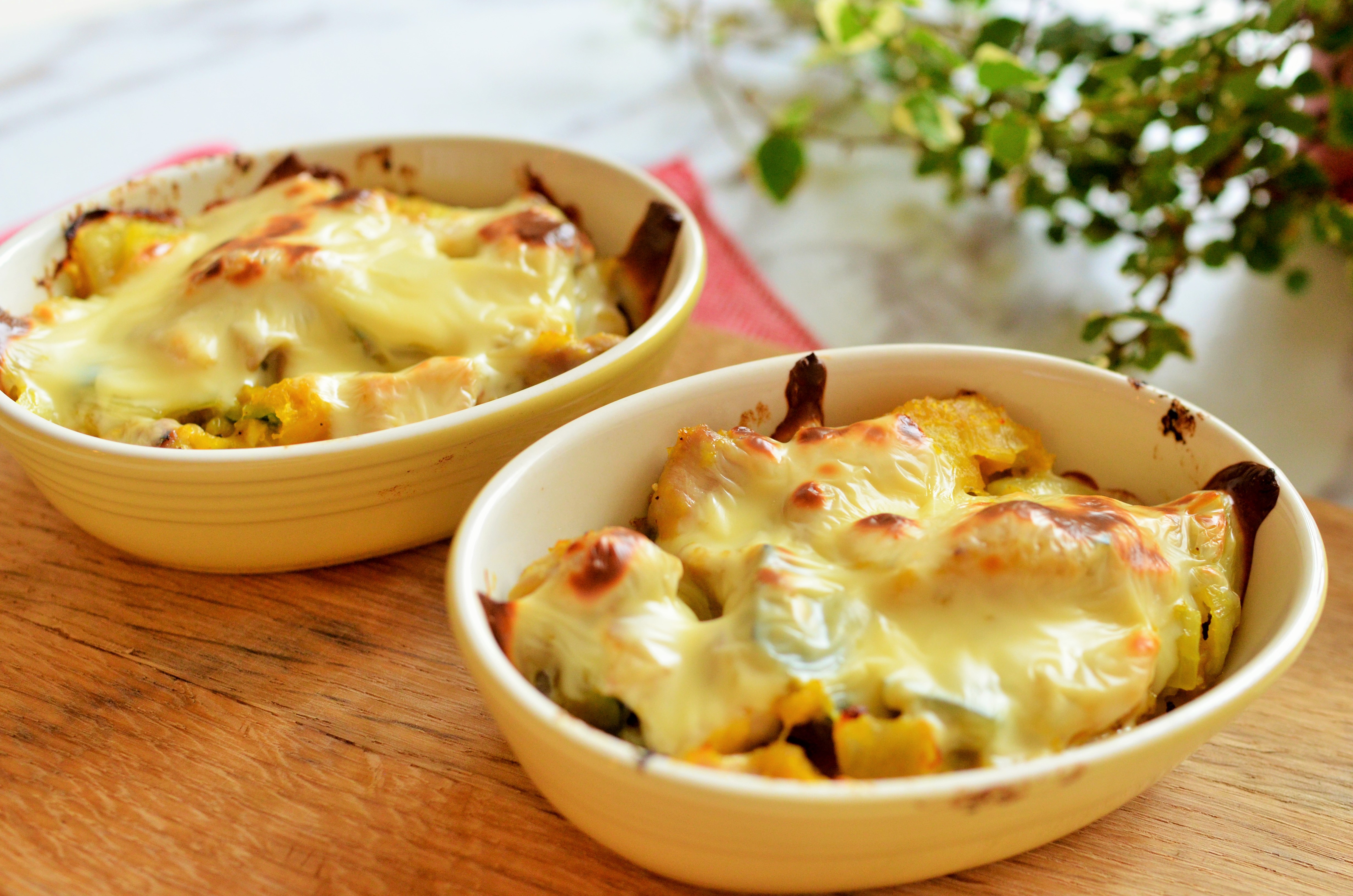 レンジで時短！甘くてほっくり♪「カボチャのマヨグラタン風チーズ焼き」
