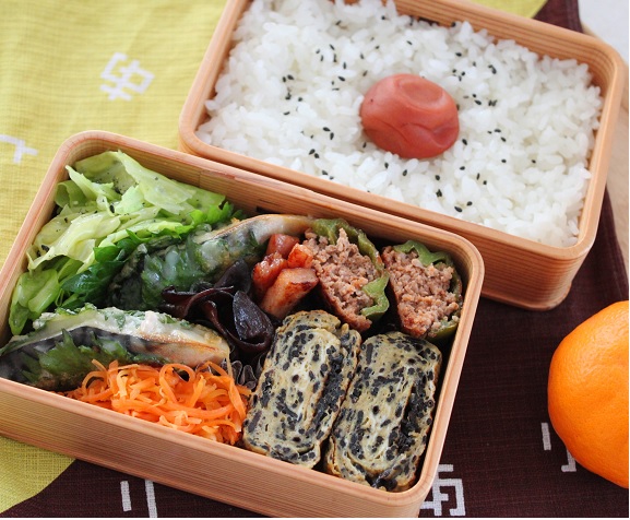 魚おかずのお悩み解決!「塩さばの大葉巻き」のお弁当