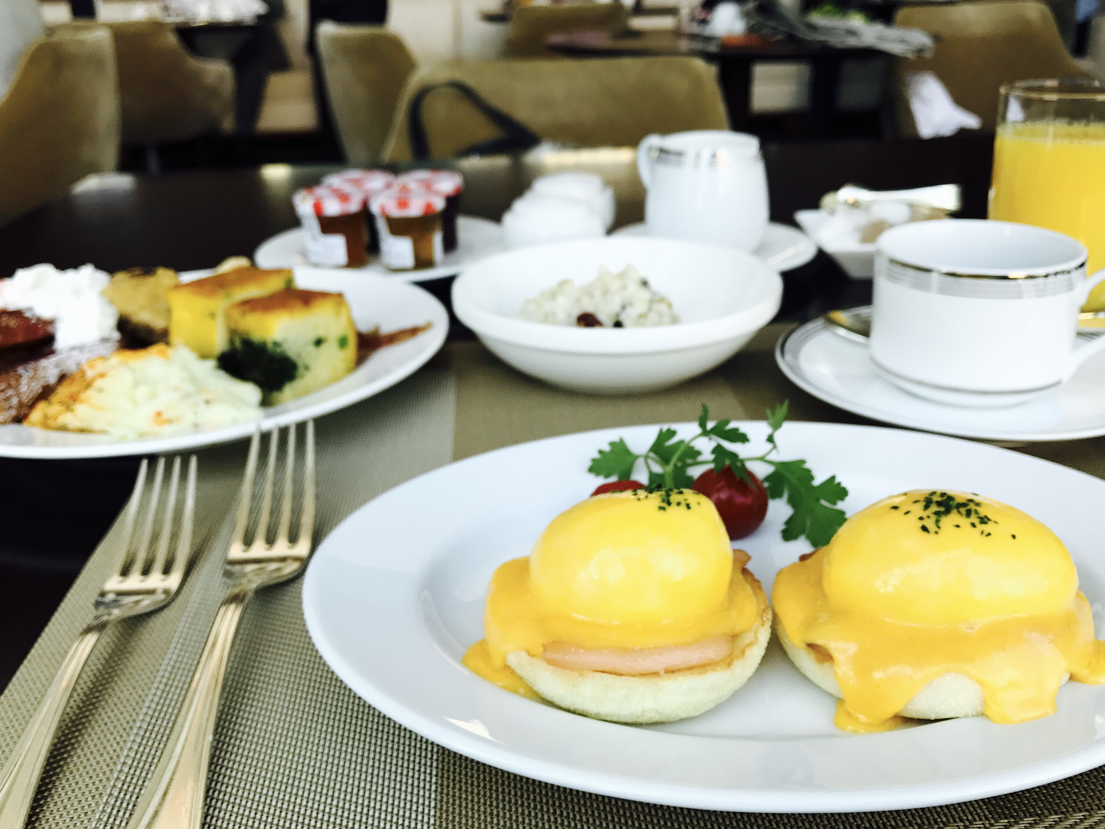 GW明けは汐留でエッグベネディクトから始まる♪ホテル朝食