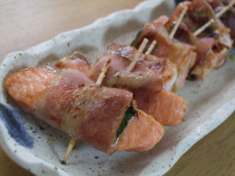 鮭のしそベーコン巻きソテー☆お弁当に♪　ｂｙ：kaana57さん