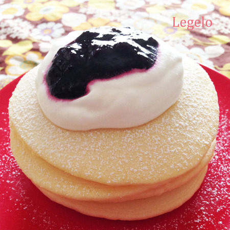 しあわせ気分♪ 白いパンケーキ☆軽い口当たりでふわぁしゅわ~　ｂｙ：Legeloさん