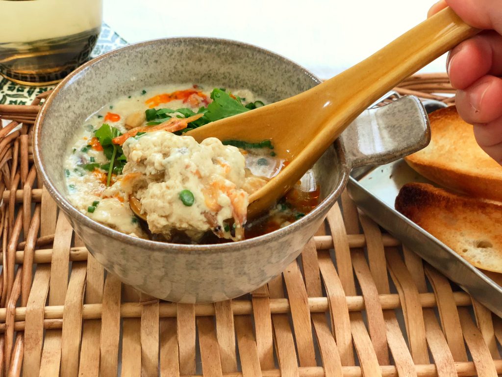 注ぐだけで簡単！台湾の人気朝食メニュー「鹹豆漿（シェントウジャン）」