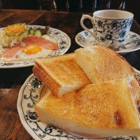 【京都】おみくじも楽しめる！バターがしみた厚切りトースト朝食@喫茶 陽