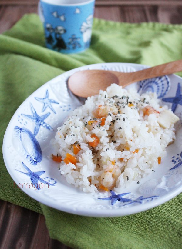 時間がない時の大急ぎレシピ！炊飯器で簡単「シーフドピラフ」♪