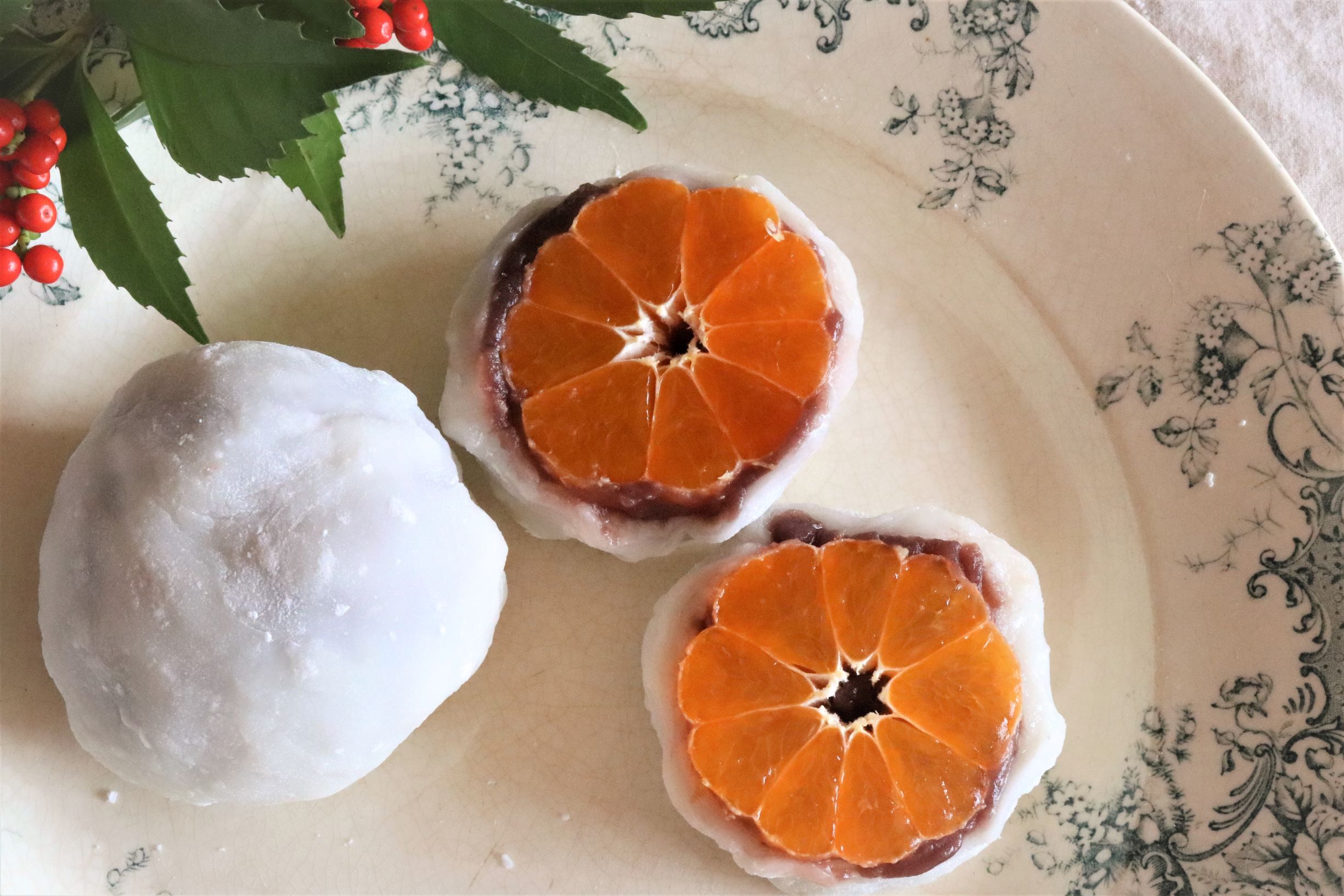 丸ごと1個使用!レンジで時短カンタン「みかん大福」