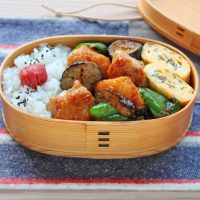 ご飯が進む！「鶏のみそ照り焼き」「塩昆布卵焼き」2品弁当