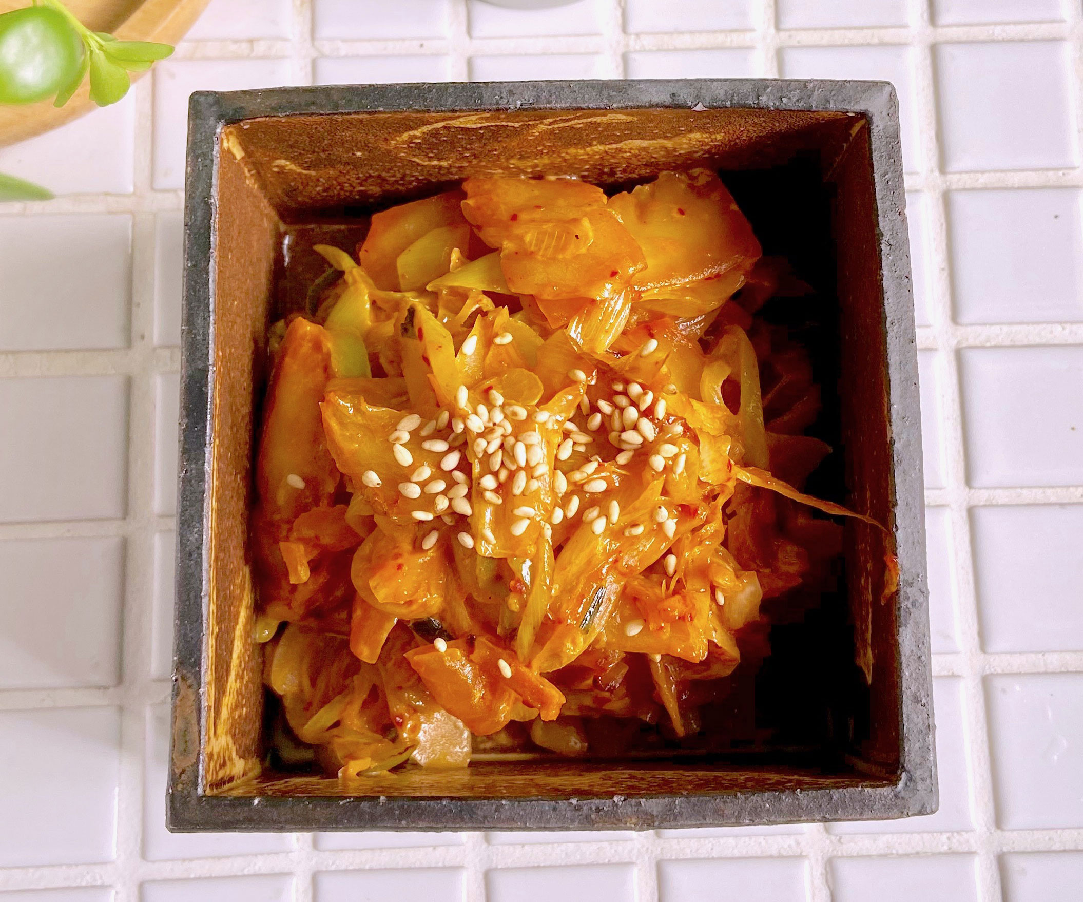 簡単作り置きで免疫力アップ ご飯がすすむ ネギマヨキムチ 朝時間 Jp