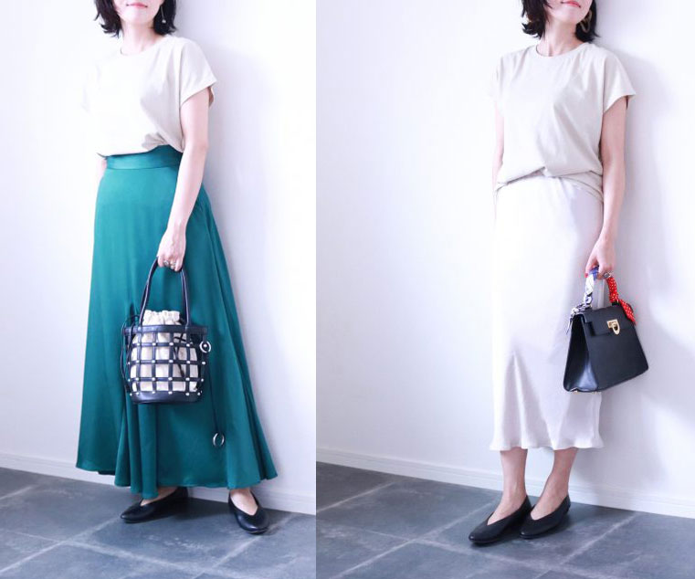 通勤ok Tシャツ ペタンコシューズ をきれいめに着こなすコツ3つ 朝時間 Jp