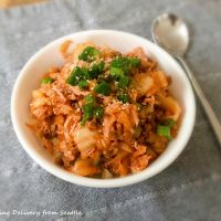 超簡単☆ツナキムチ豆腐丼