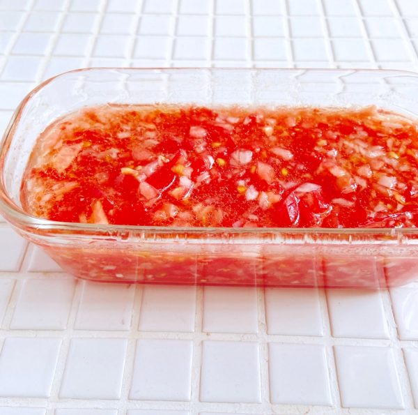 生トマトで簡単！「サルサソース」の作り置き
