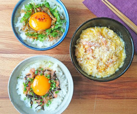 朝のザ・定番!時短でヘルシー「卵かけごはん」レシピ3選