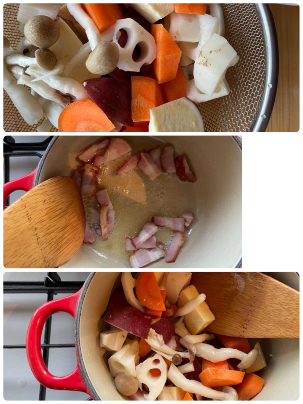 豆乳スープの作り方イメージ