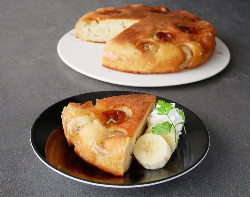ホットケーキミックスとお鍋で作れる！簡単「キャラメルバナナブレッド」