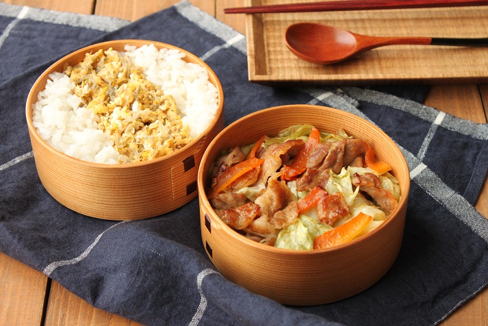 ご飯がすすむ！簡単「回鍋肉」「じゃこ炒り卵」2品弁当