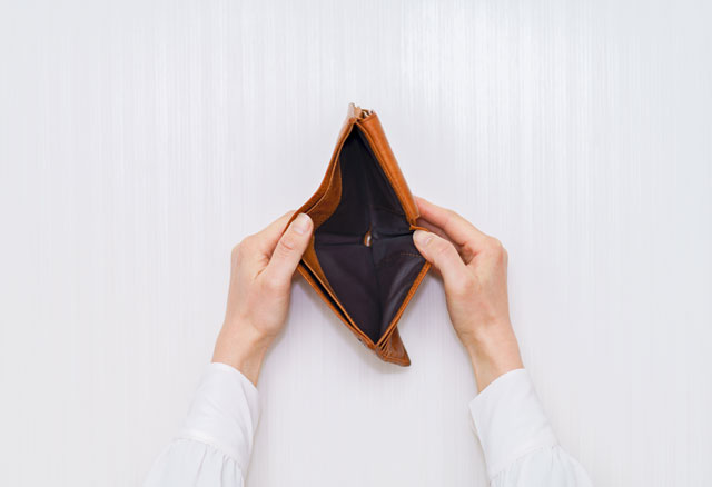 英語「I’m broke」の意味って？