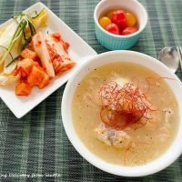 韓国式スープで朝ごはん