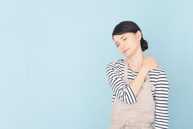 英語「My shoulders are stiff」の意味は？