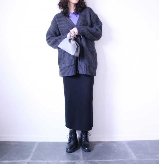 Uniqlo and Mame Kurogouchiの「3Dリブロングスカート」