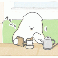 【四コマ漫画】vol.64「ドリップコーヒー」｜おはよう！おしばと愉快な仲間たち