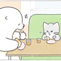 【四コマ漫画】vol.71「チーズ蒸しパン」｜おはよう！おしばと愉快な仲間たち