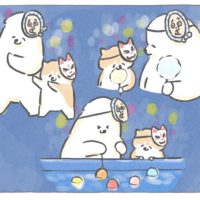 【四コマ漫画】vol.88 「夏祭り」｜おはよう！おしばと愉快な仲間たち