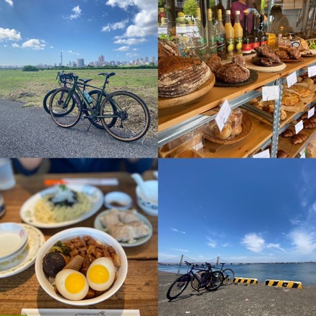 自転車や食事