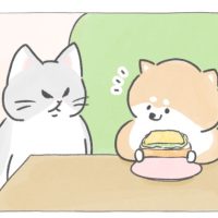 【四コマ漫画】vol.107「アボカドトースト」｜おはよう！おしばと愉快な仲間たち