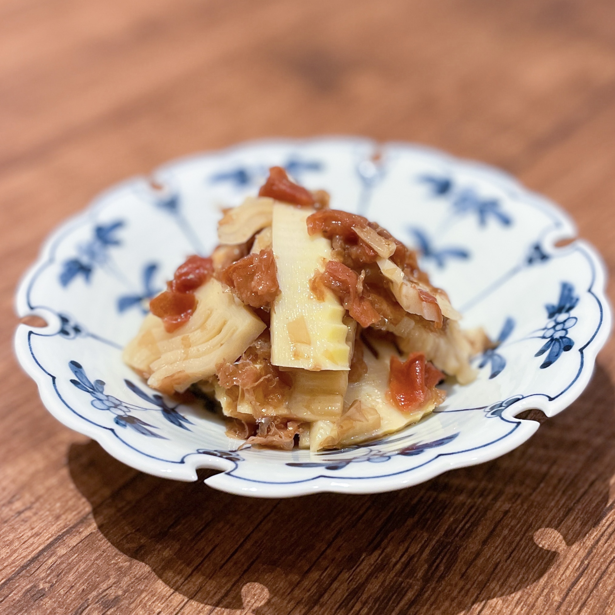 火を使わずレンジで簡単!低糖質ダイエットレシピ「たけのこの梅おかか煮」
