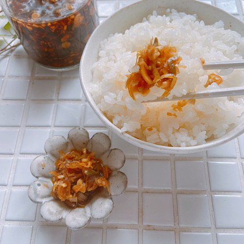 みょうがの醤油漬け