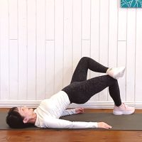 スクワットより楽して美尻！1分でヒップアップ「片足ショルダーブリッジ」