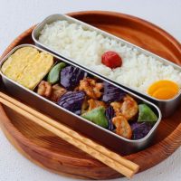 色鮮やか！簡単「なすと豚肉の味噌炒め」「じゃがバター卵焼き」2品弁当