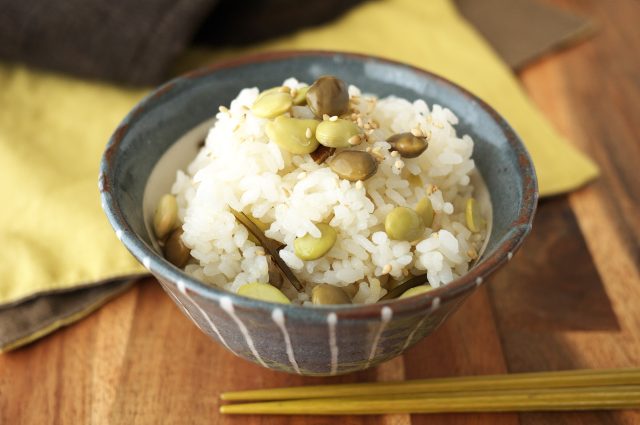 枝豆の炊き込みご飯