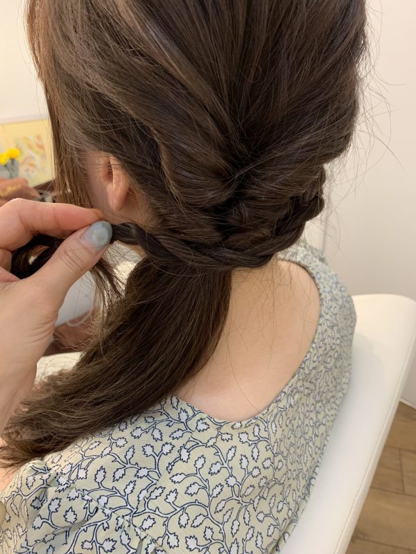 お姉さん風ヘアレンジ