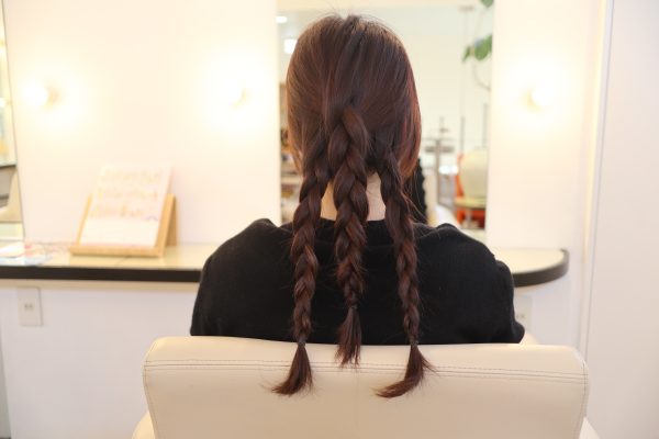 簡単華やかヘアアレンジ術