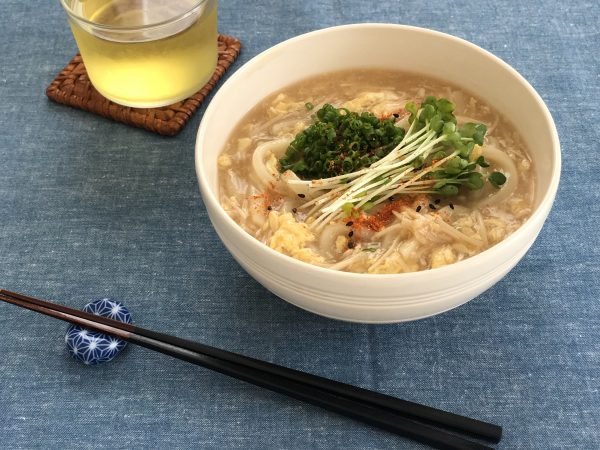 えのきと卵のとろみうどん