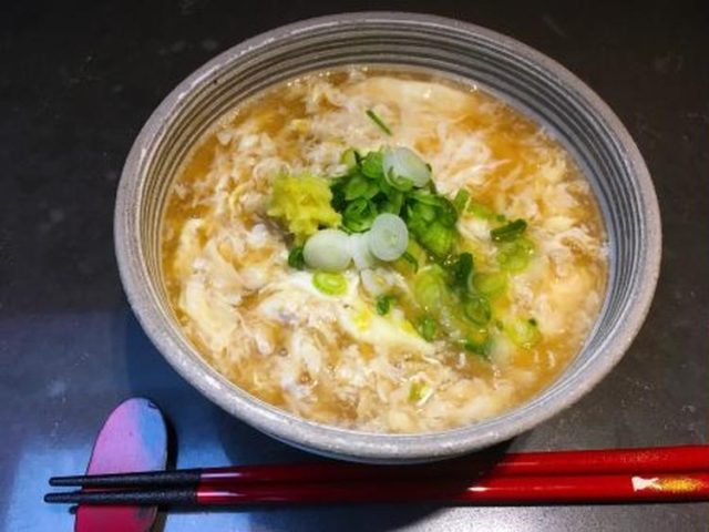 ひとり分の卵とじうどん