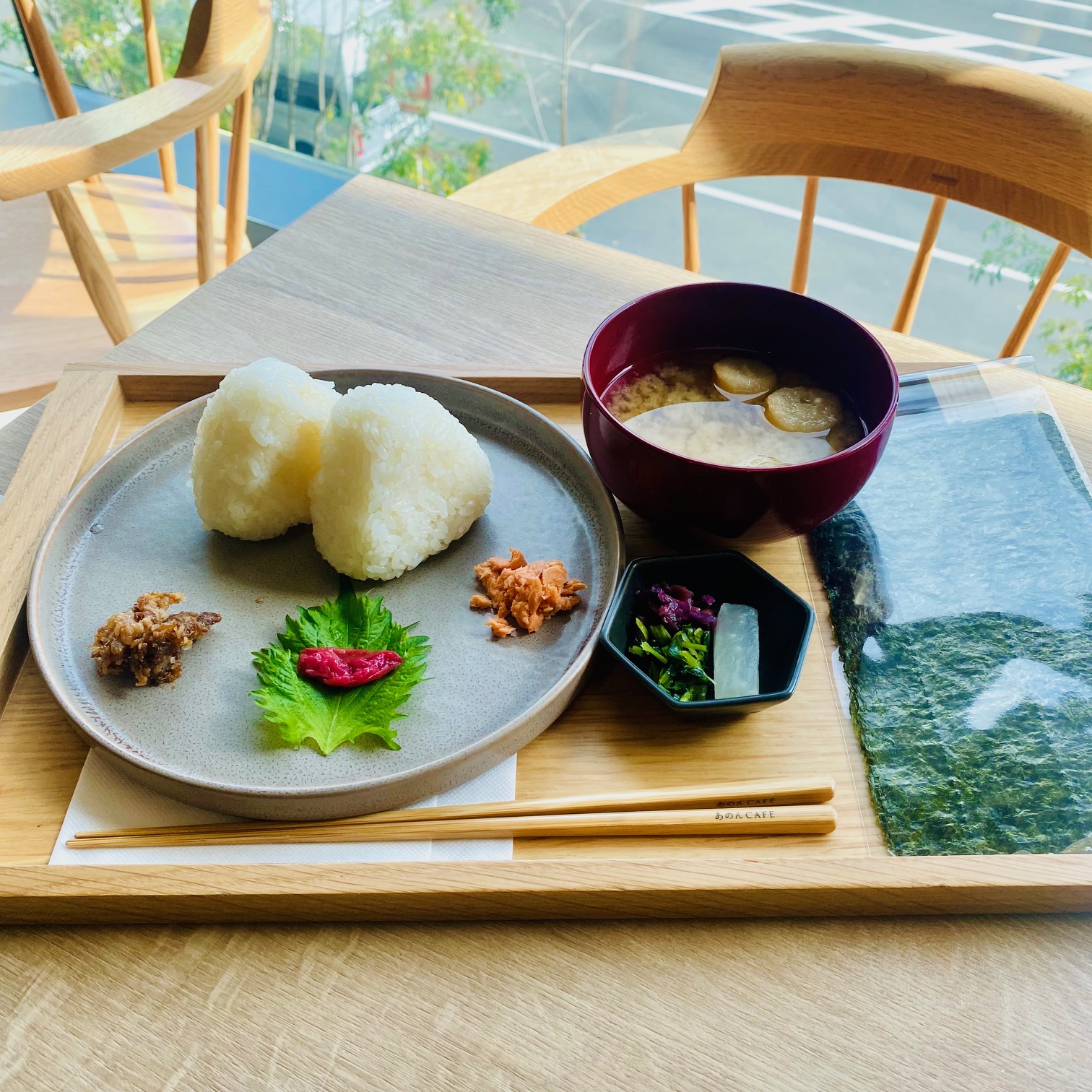 【大阪・梅田】京都の味を堪能！お米が美味しいおにぎりモーニング@KYOTO あのん CAFE KITTE 大阪店