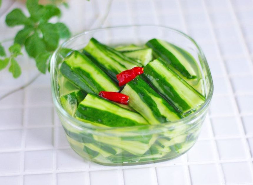 きゅうりの甘酢漬け