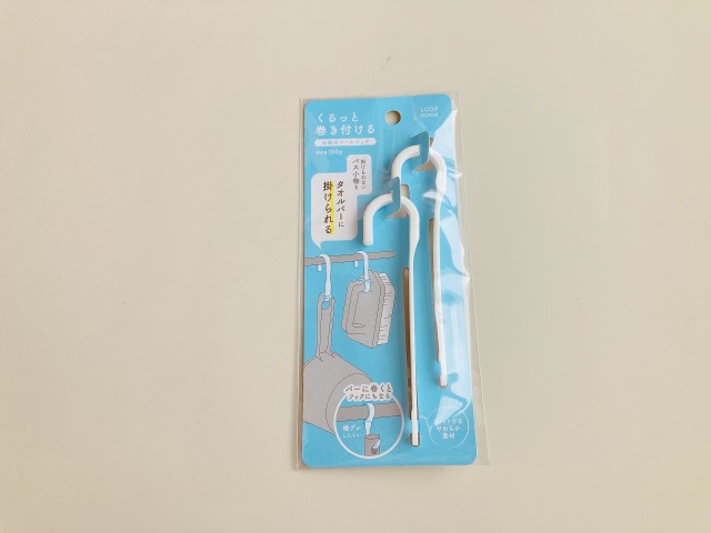 くるっと巻き付けるお風呂ツールフック